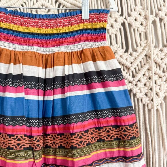 Anthropologie Striped Flounce Midi Skirt – Size XS, EUC - Picture 3 of 6